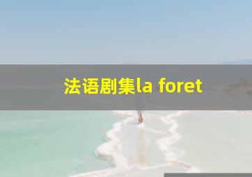 法语剧集la foret